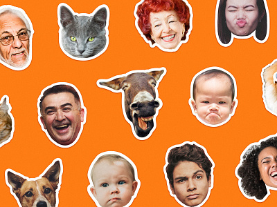 Introducing Faces by Sticker Mule custom stickers faces sticker mule stickers
