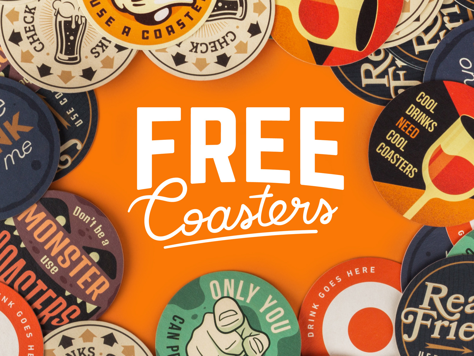 Giveaway! Free Coasters!