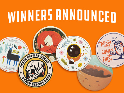 Announcing the coaster playoff winners! coasters contest giveaway playoff sticker mule