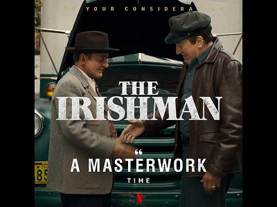 The Irishman, Social Post motion graphics social media