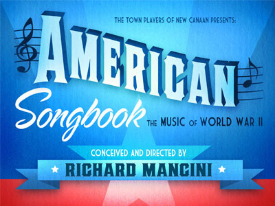 American Songbook, final poster poster retro texture typography