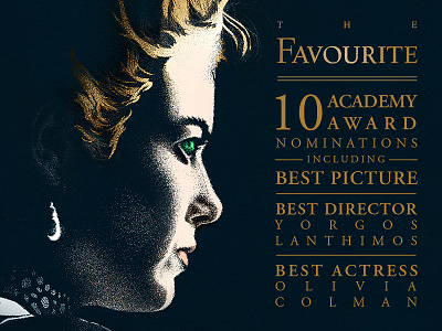 The Favourite, alternate film poster airbrush illustration poster poster design texture