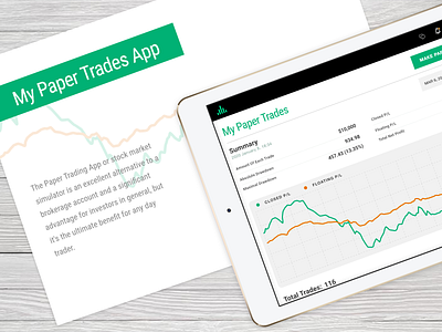 Virtual Trading App design ui uxui web design