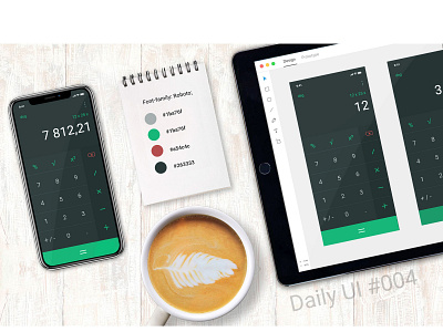 Daily UI #004: Calculator dailyui design ui ui challenge uxui web webdesign