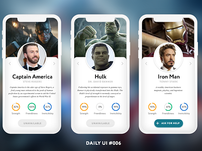 Daily UI #006: User Profile