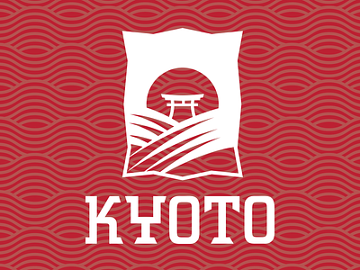 City of Kyoto Logo illustrator city logo grad school thesis design logo