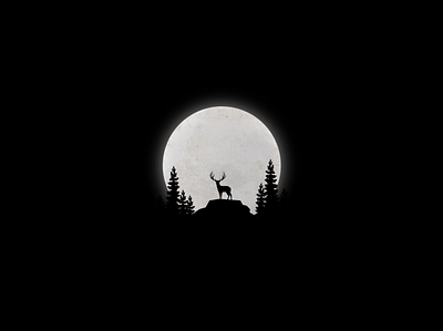 #2 forest illustration inkscape night