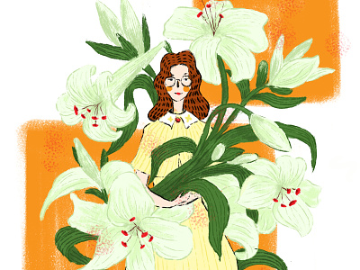 Lily art digitaldrawing flower illustration lily