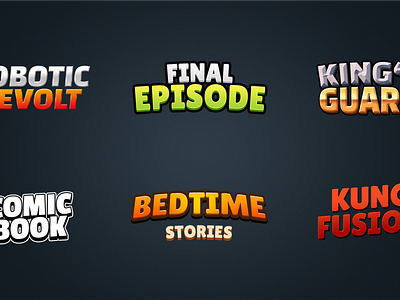 Game Logo Templates 2