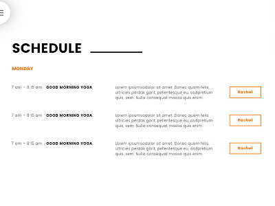 8b Easy Website Builder | Schedule Example! brand clean design html css html5 icon minimal mobile responsive typography ui ux web website