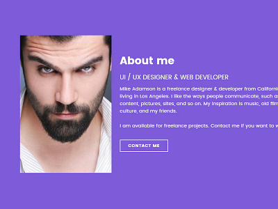8b Simple Website Builder | Profile Template!