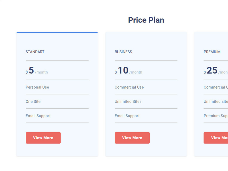 8b Easy Website Builder | Pricing Table Template! By 8b Website Builder ...