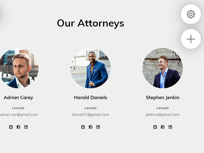 8b Online Website Builder | Our Attorneys Template! bootstrap brand branding clean design html html css html5 minimal mobile responsive typography ui ux web website