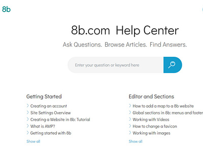 8b Simplest Website Builder | Help Center