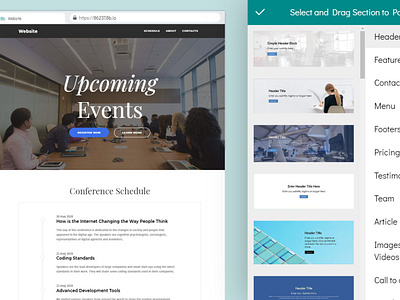 8b Simple Website Builder | Easy Drag and Drop