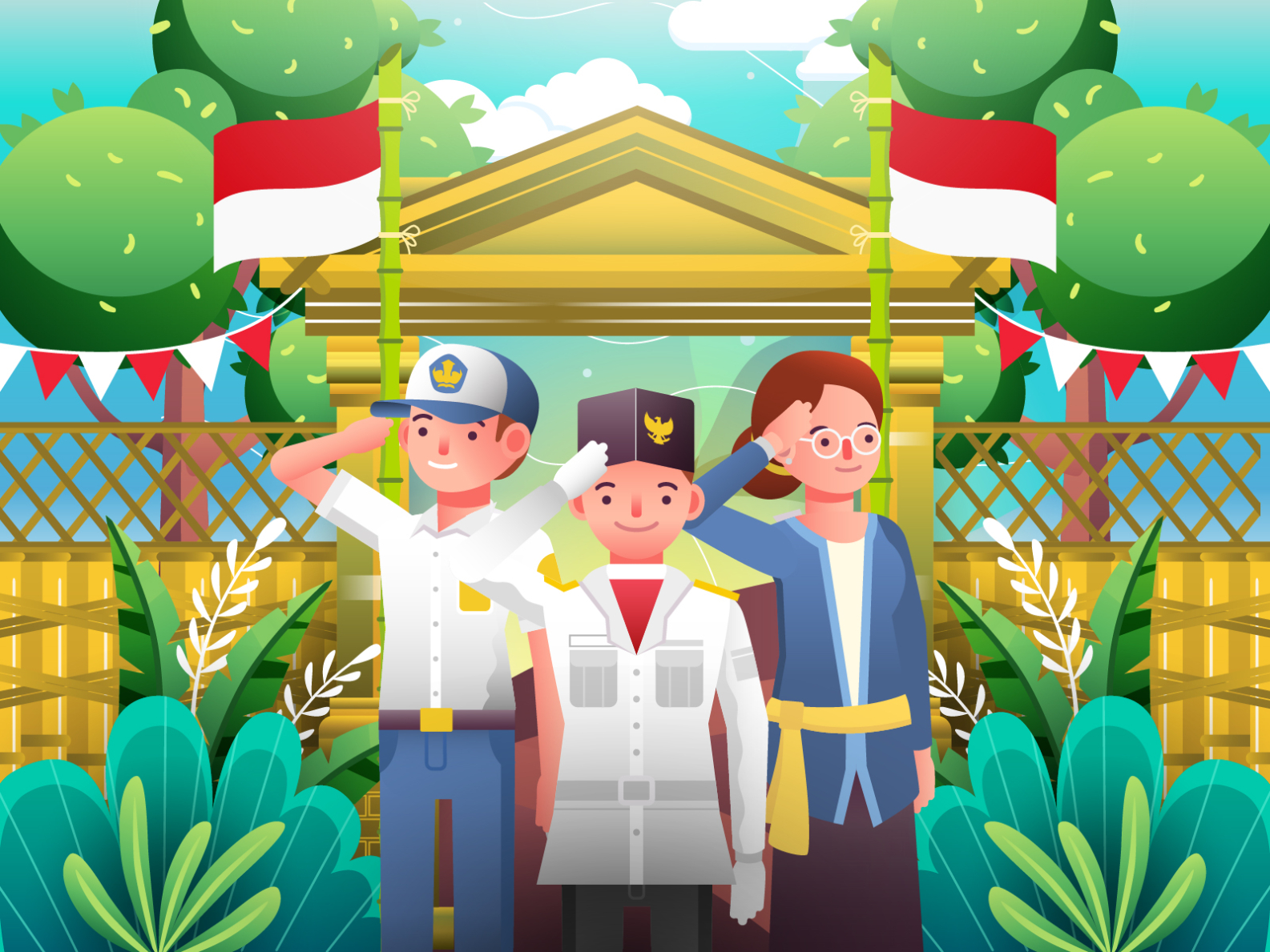 Indonesia Independence Day - Teen by Fakhri Aristo on Dribbble