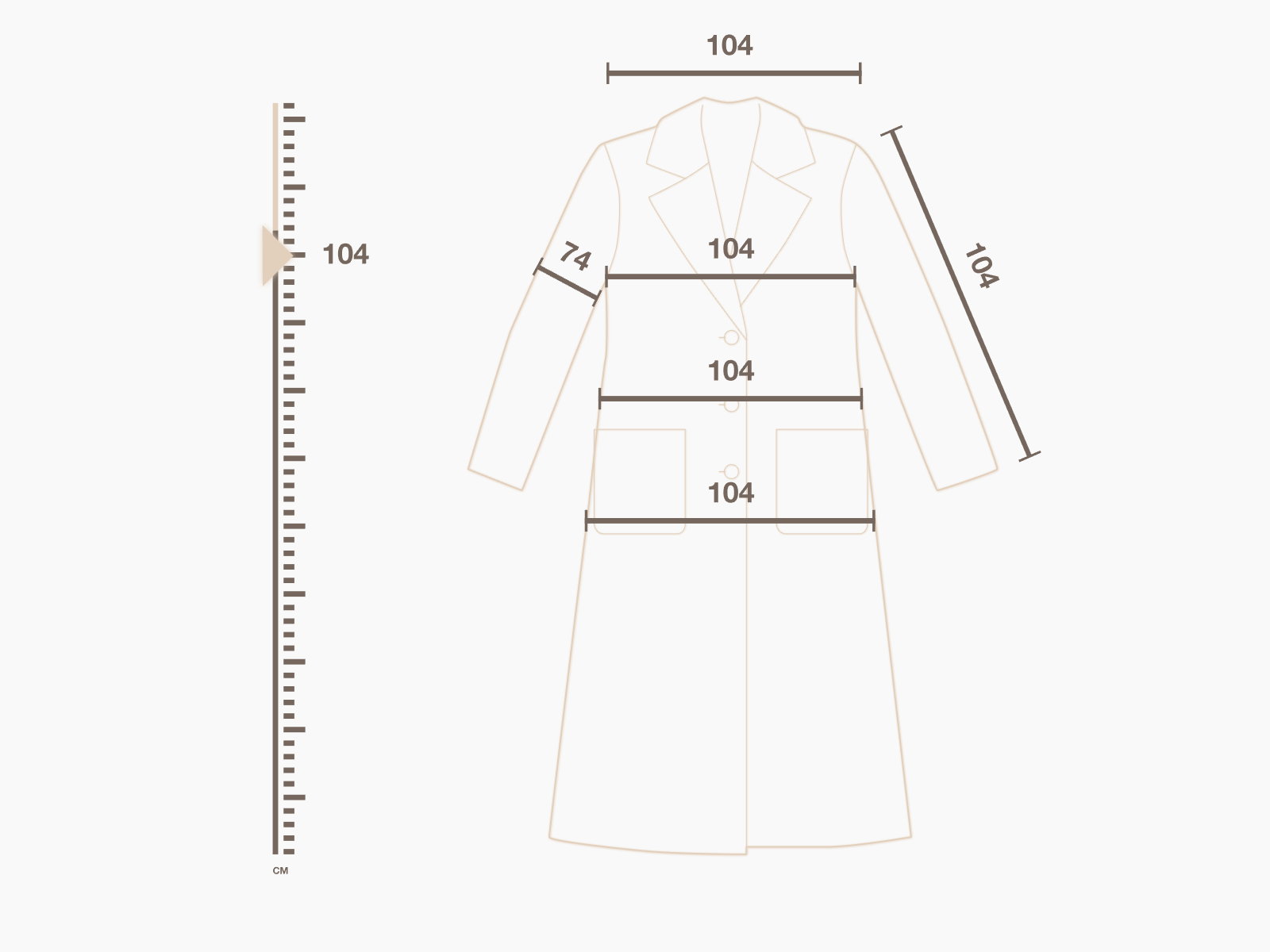 Size chart (coat) by Amaraa on Dribbble