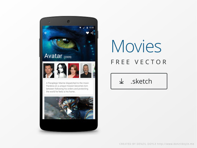 Movies material design