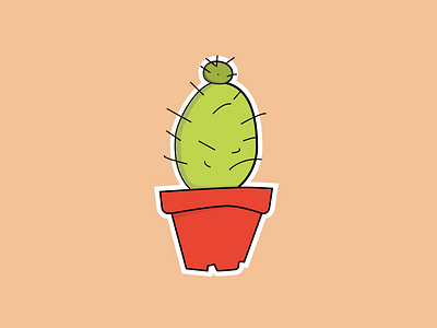 Cactus sticker