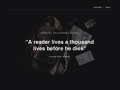 Articles - Recommendations clean css digital html minimal thumbnails typography web