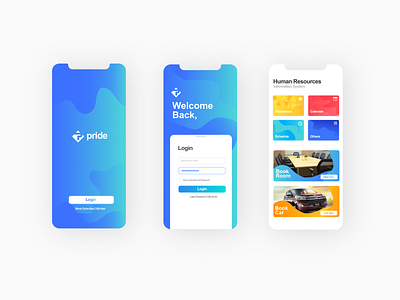 Pride Mobile App mobile ui design user interface