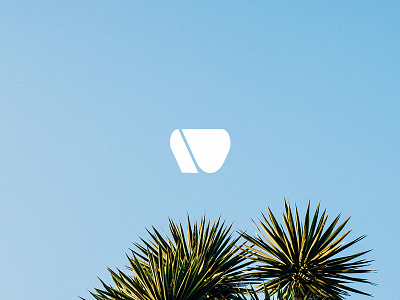 Azure beach design graphic icon logo nature tropical type typography