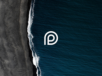 Parison design graphic icon logo nature ocean thick type typography water
