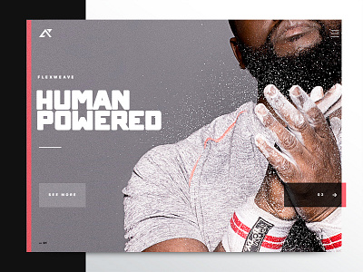 Flexweave Homepage crossfit design digital graphic homepage icon reebok sports typography web