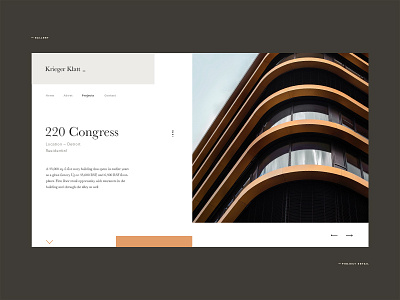 krieger Architects architects architecture brand business design digital graphic logo website