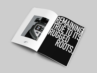 Ford Rebrand Spread ad design ford graphic design icon logo print typography