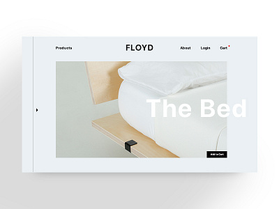 FLOYD brand branding digital furniture logo ui ux web website