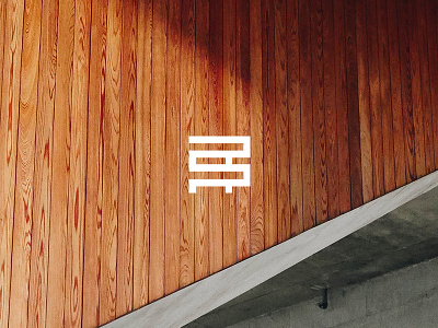 RR.O architecture carpentry design graphic icon logo wood