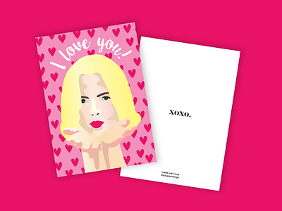 Marilyn Monroe Valentines Card