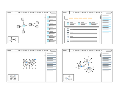 Big Data Analysis Tool Wireframes