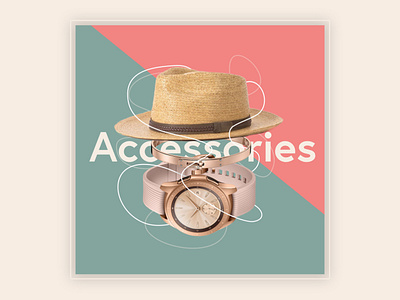 Category design for online shop - accessories