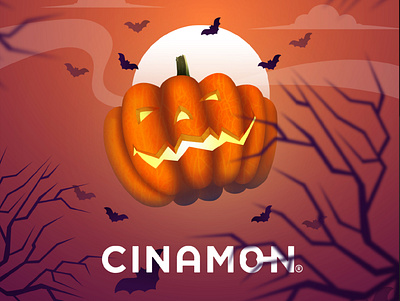 Halloween advertising digitalart graphic halloween design illustraion marketing poster social media
