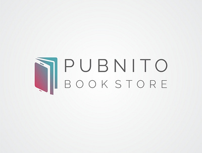 Pubnito studio: Book Store Logo Design app branding design digital digital art digitalart graphic graphicdesign icon logo