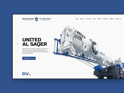 Web Header design header heavy equipment transport web design website