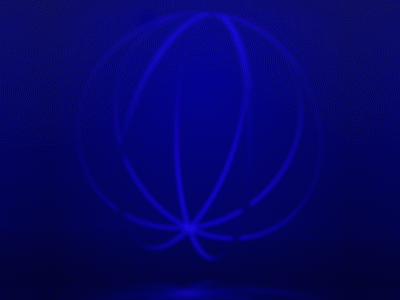 Rotating sphere loop 2danimation 3d animation abstract adobe after effects after effects animation animation blue dark design distorted distortion flare gif glow light mirror pink shine sphere