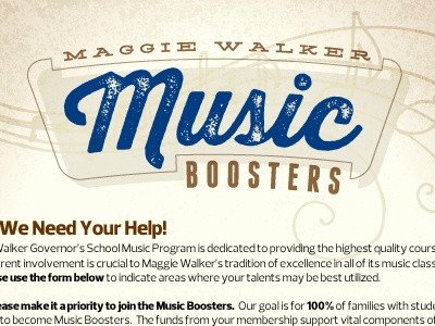 Music Boosters logo