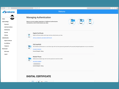 Dashboard - User login mechanisms overview dashboard dashboard design login mechanism user management ux web