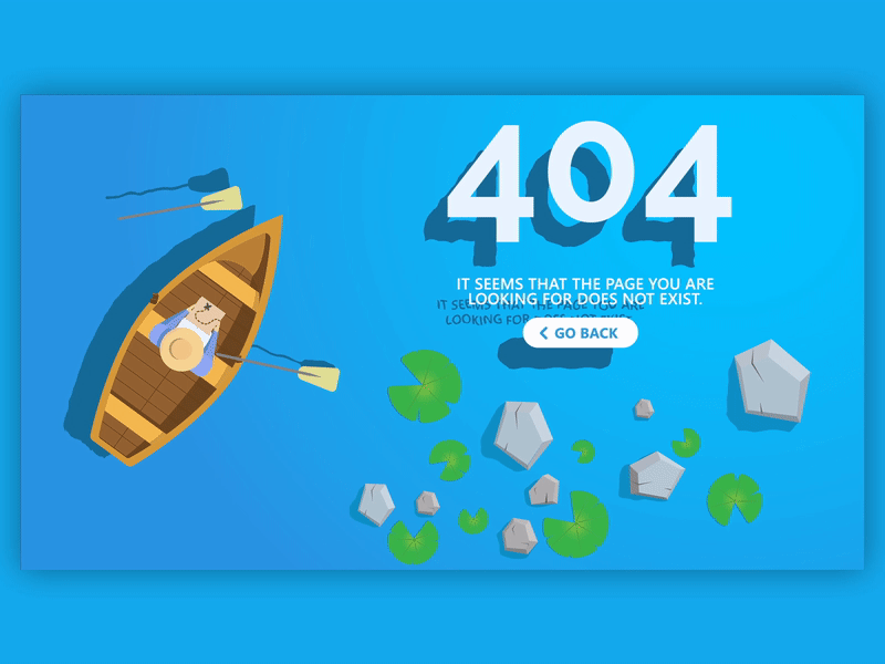 404 Error 404page adobe aftereffects adobe illustrator animation design error flat design illustration motion graphics no internet treasure ui vector webdesign webpage