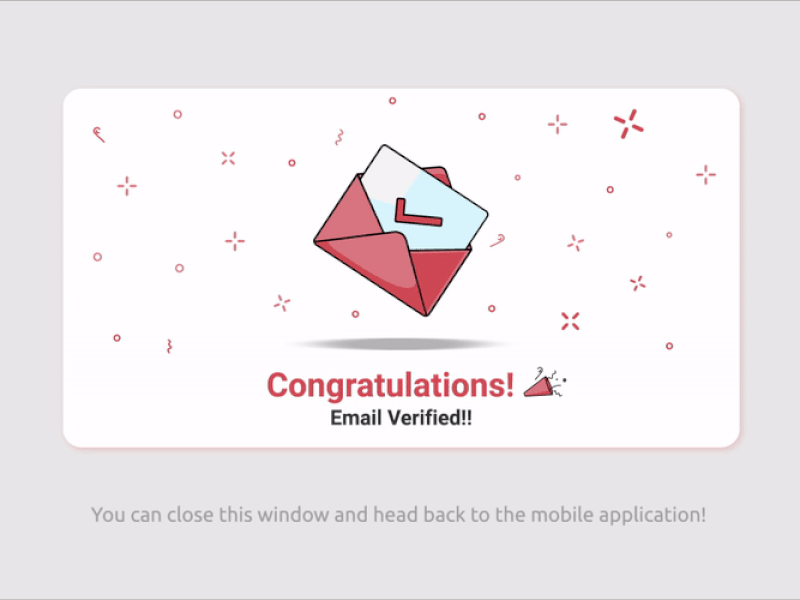Email Verification Flat Design UI (Animated) adobe after effects adobe illustrator flat design