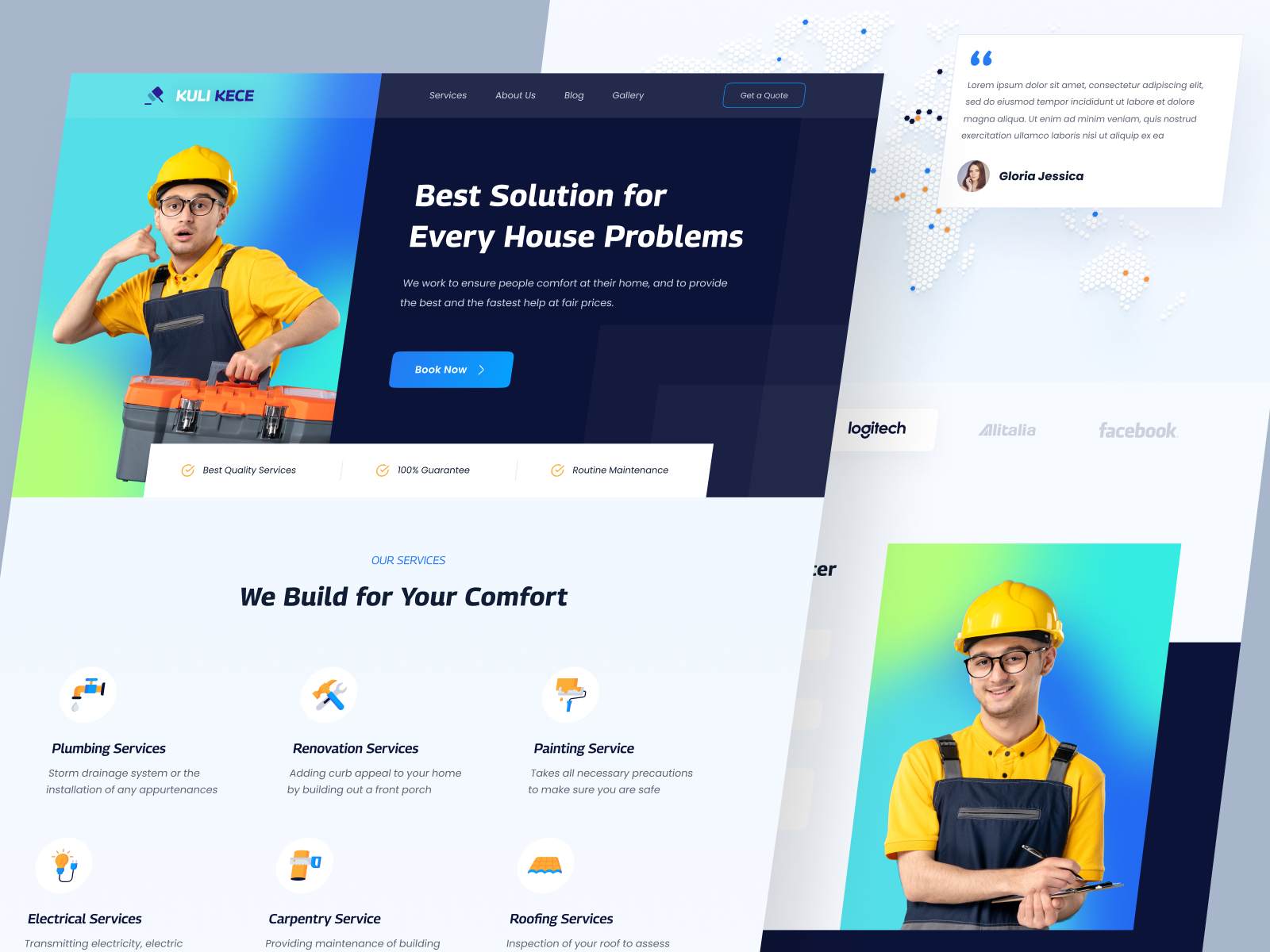 KULI KECE - Handyman Website by Rizal Gradian for Callour Studio on ...