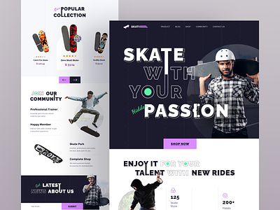Skatie - Skate Board Website