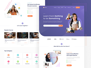 Online Course Website by Rizal Gradian on Dribbble
