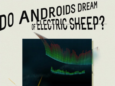 Electric Sheep Cover book cover typography