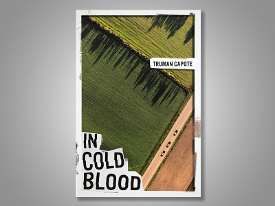 In Cold Blood book cover illustration literature typography
