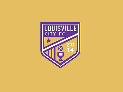 Lou City Redo crest design football illustration logo loucity minimal soccer sports vector