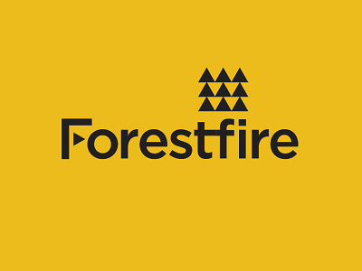 Flash Challenge: Forestfire branding design icon logo type vector